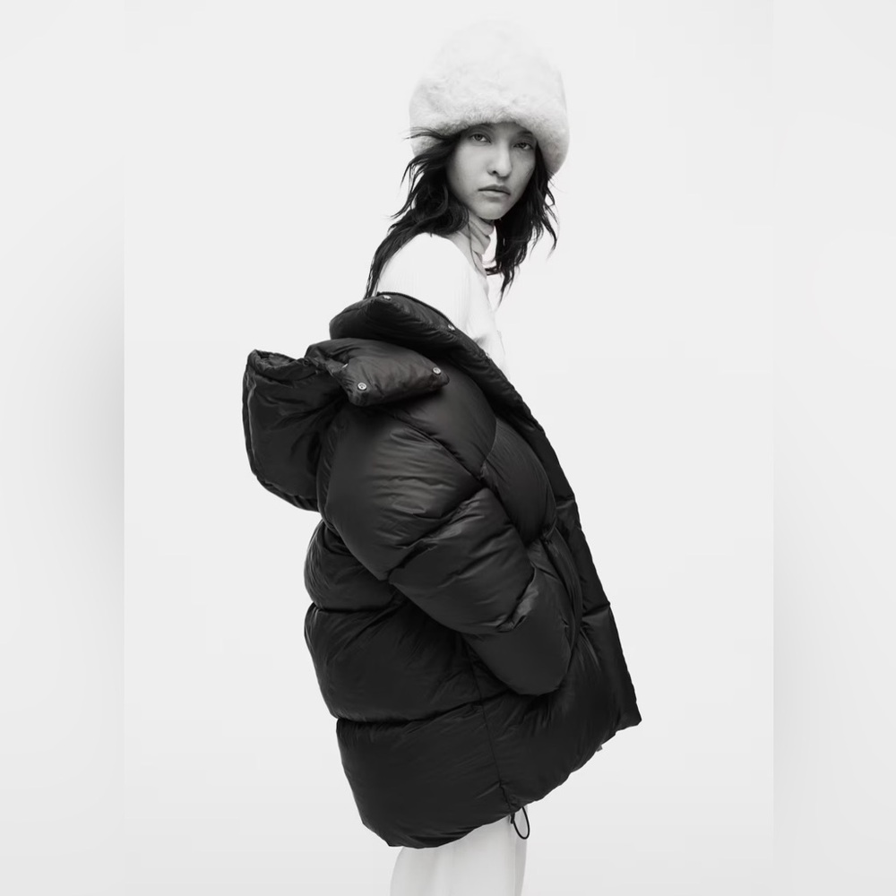 H&M Matching Cream Fur Bucket Hat & Purse Bundle - Picture 4 of 4